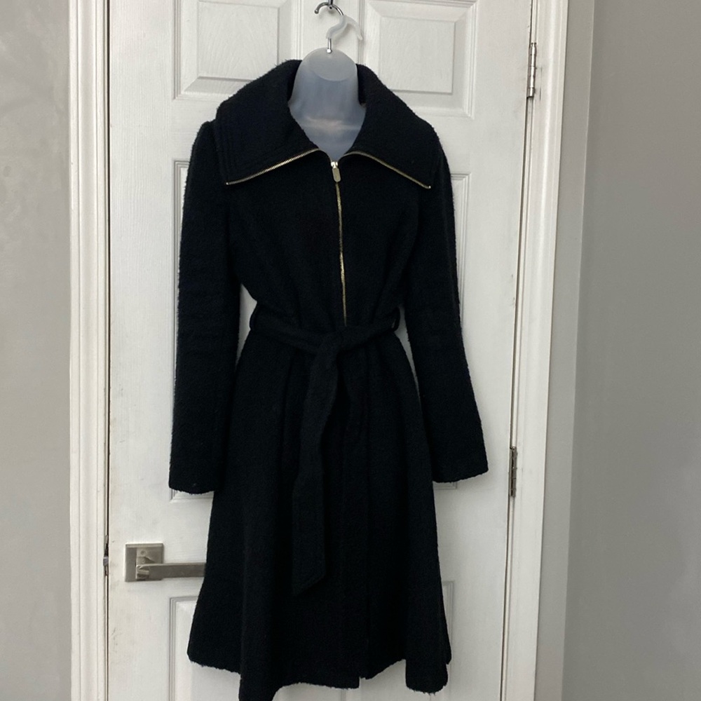 Eliza J Wool Black Coat Size 8 Women’s